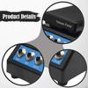 Compact And Lightweight Electric Guitar Effects Pedal, Made of Polypropylene with A Non-slip