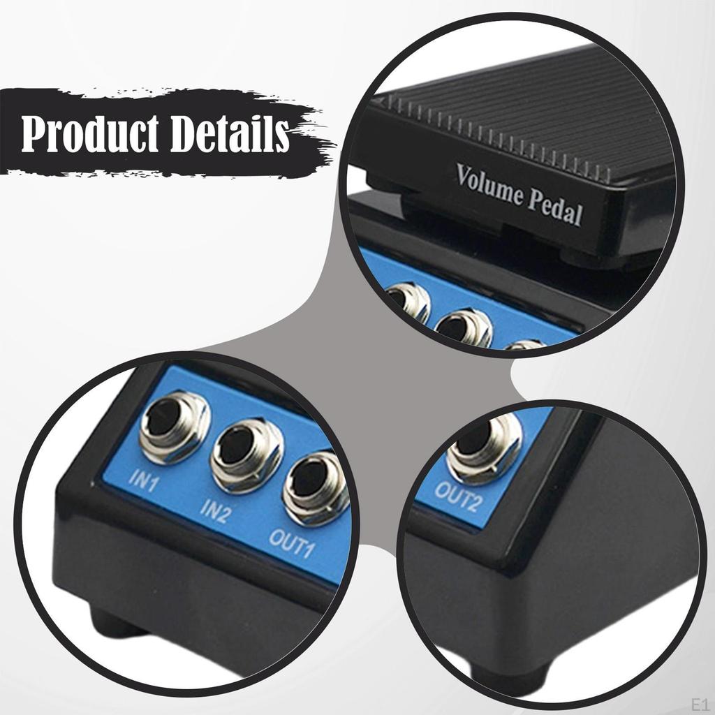 Compact And Lightweight Electric Guitar Effects Pedal, Made of Polypropylene with A Non-slip