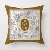 Retro Light Luxury American Pillowcase Living Room Sofa Cushion Cover Bedroom Bed Pillow Cover Square