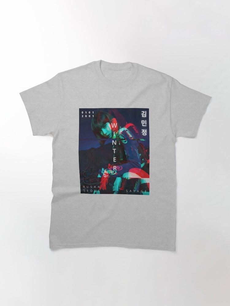aespa Winter SAVAGE Glitch Version Classic T-Shirt
