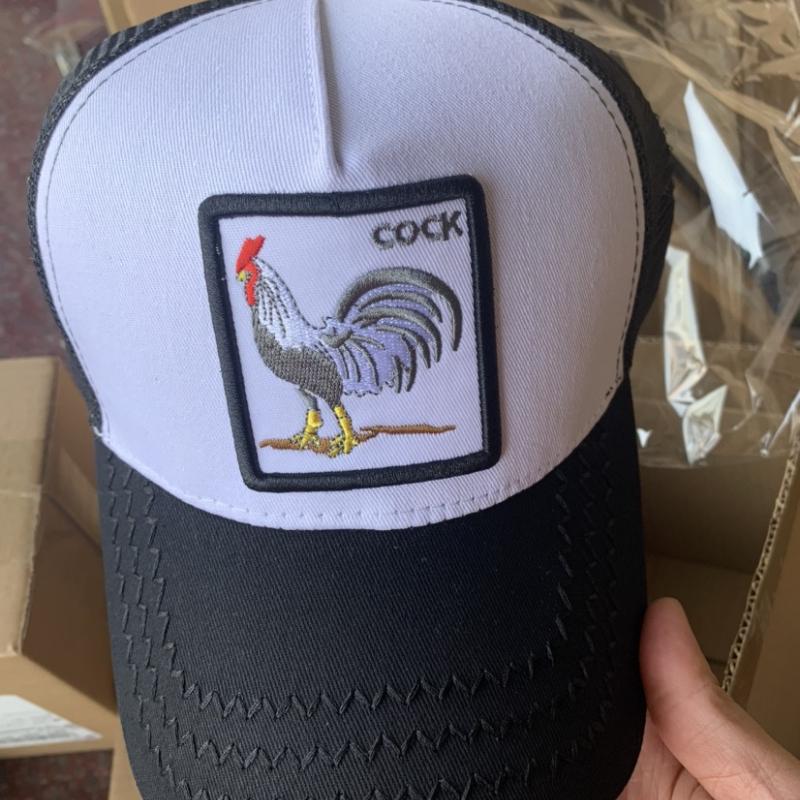 Spring New Models, Animal Embroidery, Net Hat, Baseball Hat, Men's and Women's Hats, Hip-hop Caps