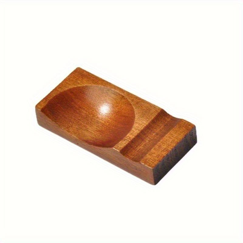 2Pcs Wood Chopsticks Holder Rest Japanese Style Spoon Fork Knife Wooden Tableware Rack Decoration