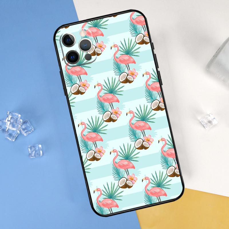 Summer Fruit Coconut Phone Case For iPhone 16 Pro Max 13 12 Mini 11 14 15 Pro Max XR 16 15 Plus 16e Cover Shell