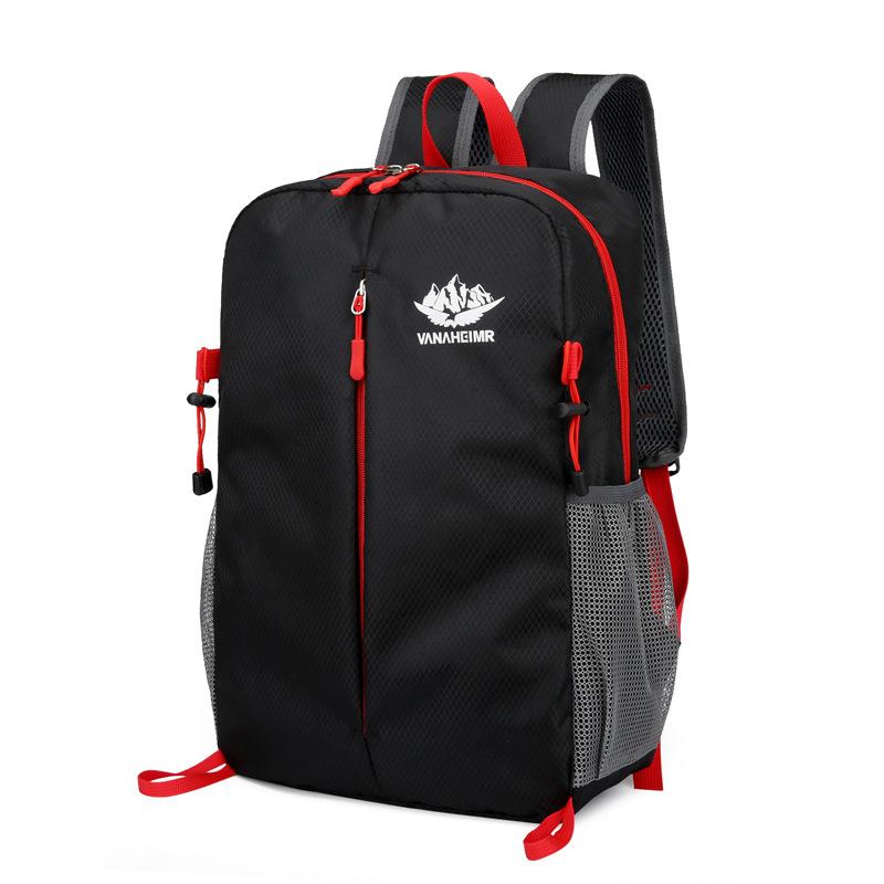Schoolbag Outdoor Foldable Backpack Lightweight Travel Bag Anti-splashing Ultra Light Skin Bag Support Printed Cycling Student Bag