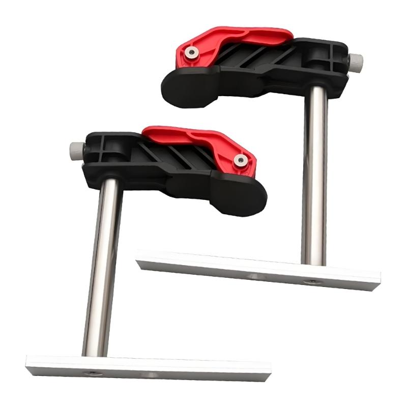 19Mm/20Mm Benches Dog Clamp Woodworking Benches Hold Down Clamp, Manual Flip Lever Board Holding Tool for Workbenches Routing Tasks