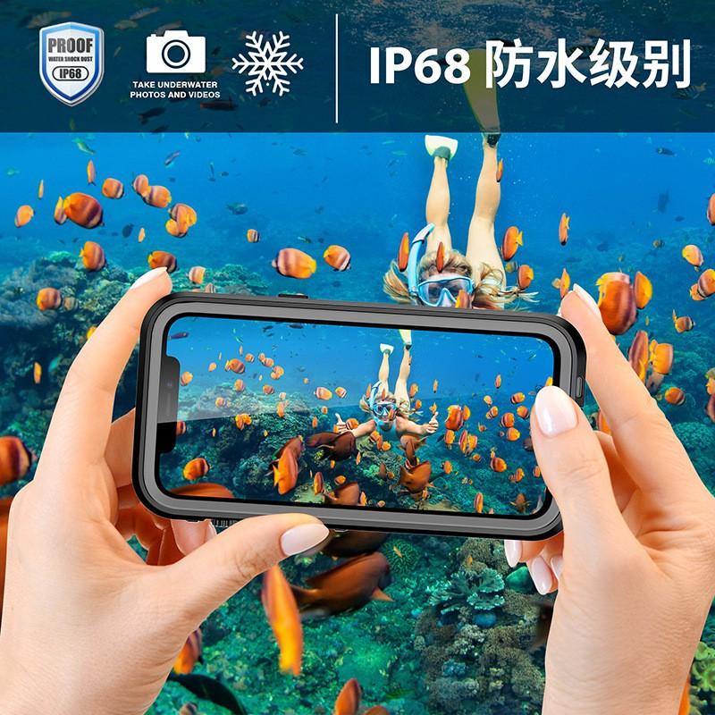 Wasserdichte Handyhülle iPhone 13 Pro Max Schwimmen Tauchen Schutzhülle 12 11 XS XR