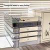 Large Transparent A4 Document Storage Box for Exam Papers and Certificates