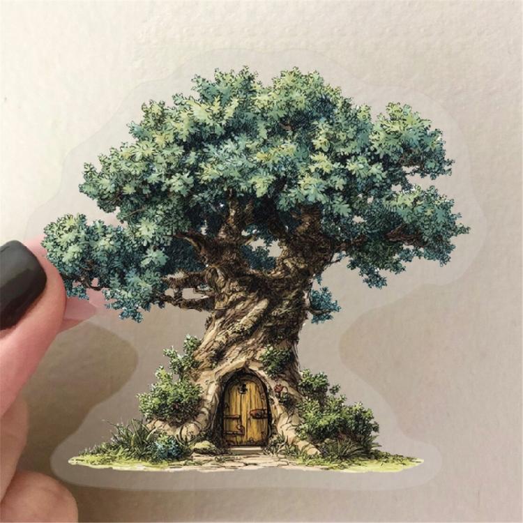 Artistic Decors Sticker Scrapbooking Sticker Decorative Sticker Adhesive Sticker for Luggage Glass Planners Notebook
