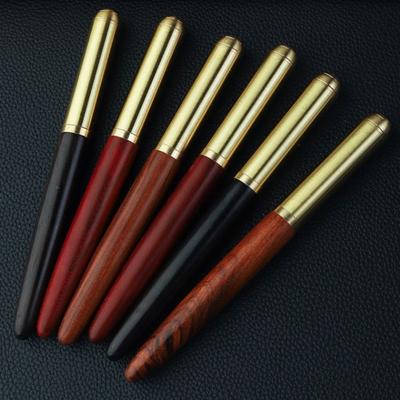 Smooth Writing Busines Füllfederhalter aus Holz, hochwertiges Business-Signatur-Stift für Schreibwaren