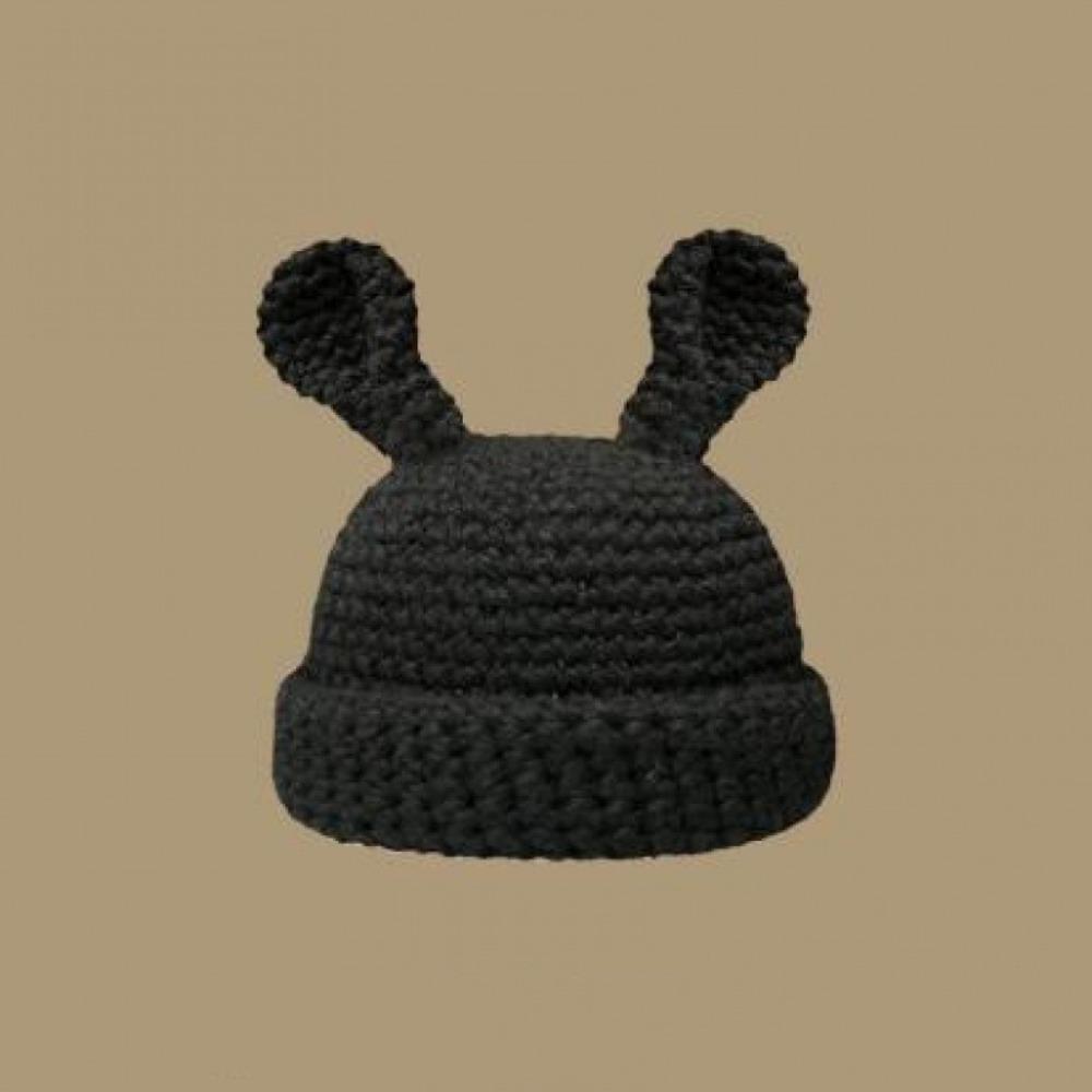 Solid Cartoon Skullies Beanie with Ears Knit Cap Cute Winter Knitted Hat  Men Women