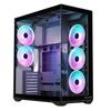 PC Case Volcano Space XL ARGB Full Tower 5 Fans, Black