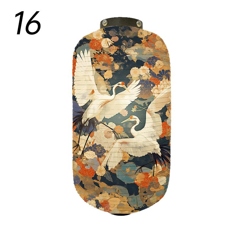 Japanese Style Traditional Cloth Lantern Crane Izakaya Sushi Restaurant Decor Signboard Party Festival Outdoor Decor Lantern