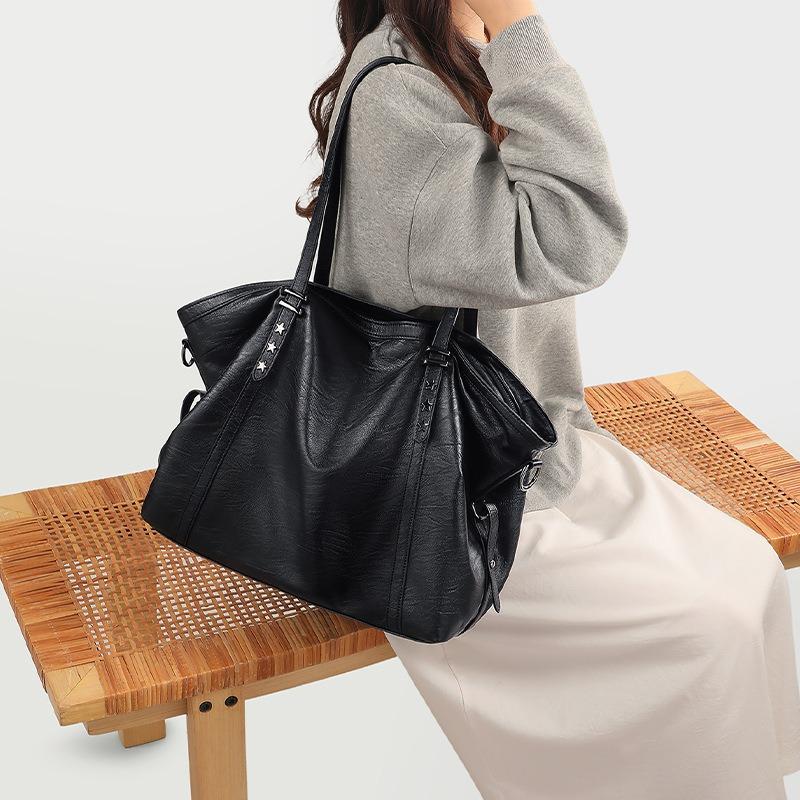Bag Women's New Tote Bag Spring and Summer Women's Bag Commuter Bag Large Capacity Messenger Shoulder Bag