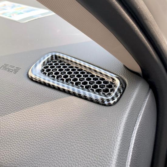 For Honda Civic   Dashboard Air Vent Cover Trim Carbon fiber Kit
