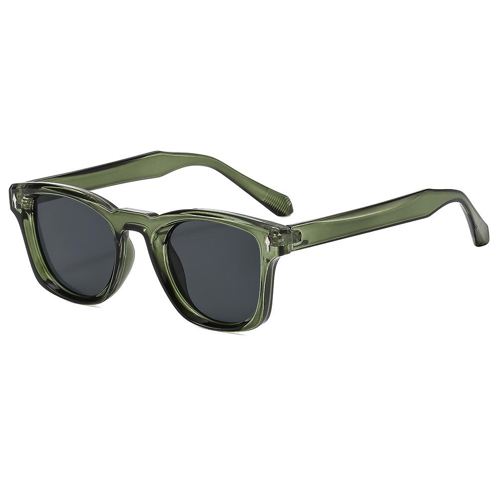 High-End Square Sunglasses - Unisex European & American Fashion, Small Frame, Trendy Influencer Style
