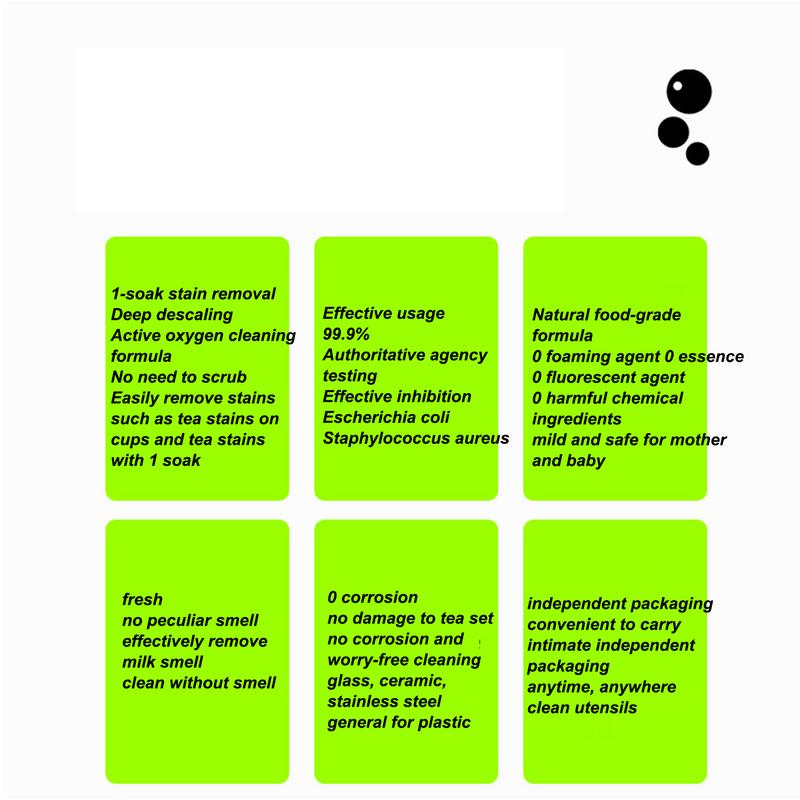 Coffee Grinder Cleaning Tablets Limescale Removal Tea Maker Cleaner Food Grade Cleaning Tablets Tea Kettle Cleaner Tablets