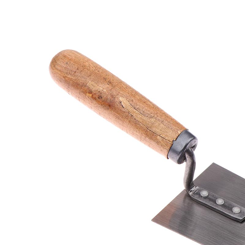 1Pcs Cement Float Margin Trowel Bucket Manganese Steel Putty Knife Brick Gauging Wall Plastering Knife Hand Tool