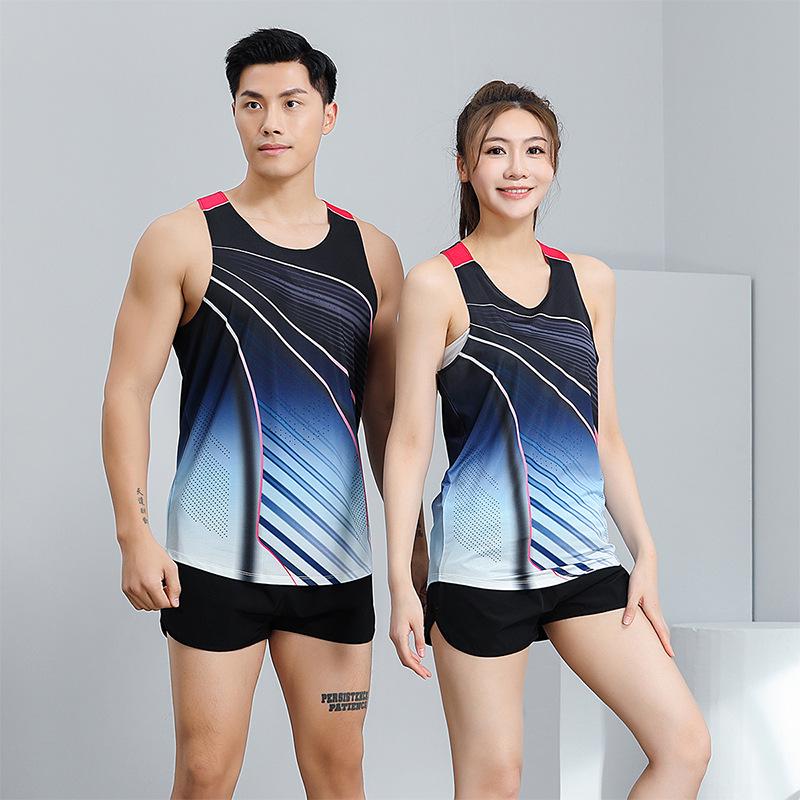 Unisex Quick-Dry Marathon Running Vest - Track & Field Training Top S чёрный