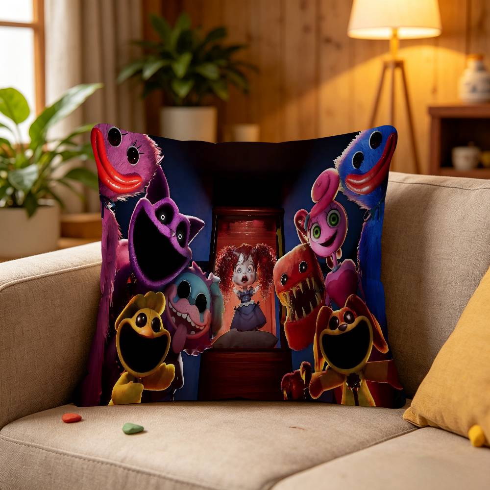Lustiges Spiel P-Poppy Playtimes Kissenbezug Zeichentrick Geschenk Kissenbezug Schlafzimmer Zuhause Sofa Stuhl Sitz Dekor Kissenbezug