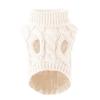New Pet Small Pet Dog Clothes Sweater Fashion Autumn Winter Solid Fried Dough Twists Knitting Warm Comfort Clothing