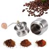 Portable Stainless Steel Manual Coffee Grinder Adjustable Coffe Bean Pepper Mill Household Kitchen