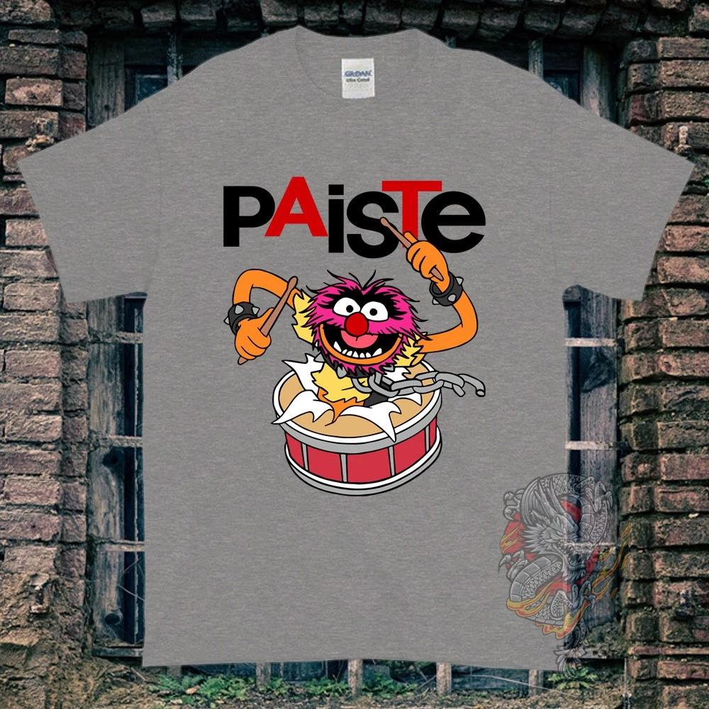 New The Muppet Drum Paiste Logo Men s Funny T-Shirt Size S to 5XL L