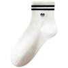 Female Spring and Autumn New Pure Cotton Sports Socks