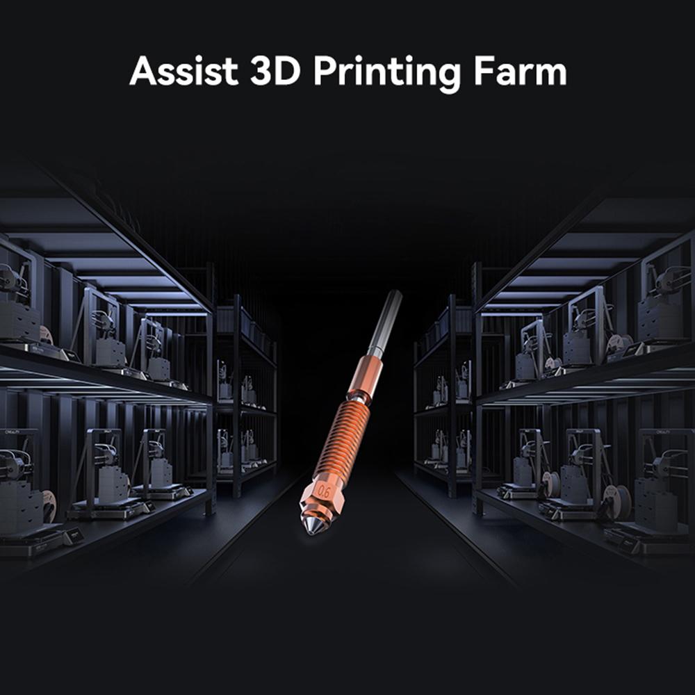 Creality 0.6mm "Unicorn" Quick-Swap Nozzle Supporting High-speed Printing at 600 mm/s Suitable for K1 2024 K1 Max 2024 K1C K1 SE Ender-3 V3
