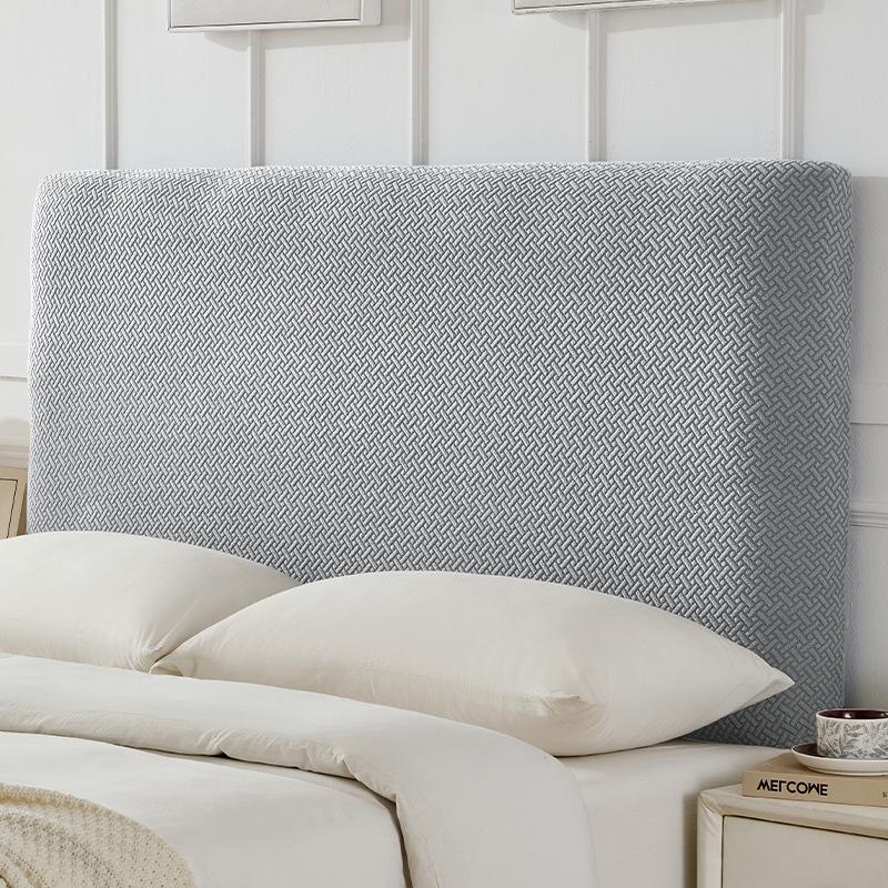Jacquard Headboard Cover: Thickened, Dustproof, Non-slip, Wear-resistant, Elastic Slipcover & Backrest Protector