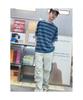 Saendeusaundeu (Unisex) Parachute Elastic Pants Olive