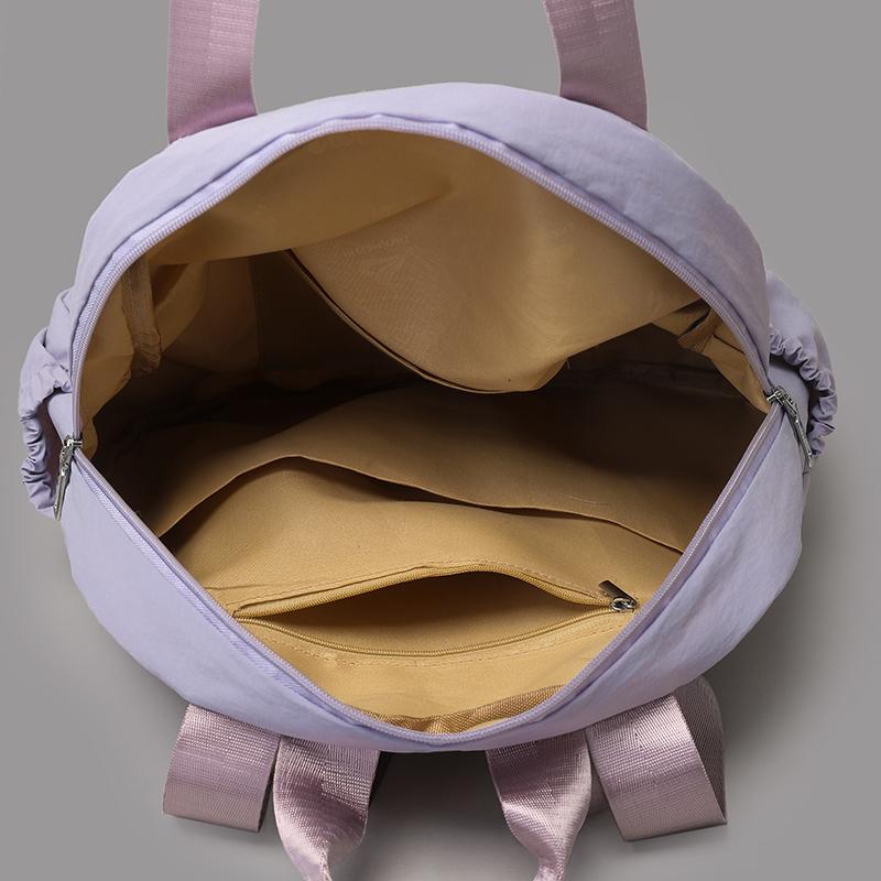 Nylon Backpack Women's Large Capacity Lightweight Schoolbag Student Travel Backpack