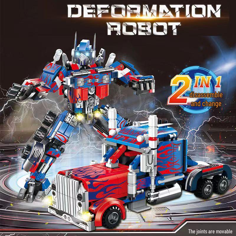 Compatible LEGO-Style Transforming Robot Mecha Gundam Warrior Building Blocks Toy for Boys