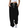 Pantaloni casual da donna in velluto a coste con coulisse elastica in vita e tasche laterali