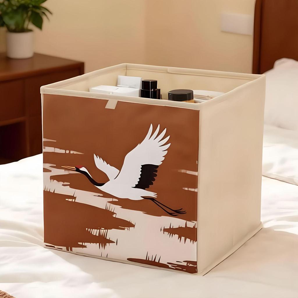 Aufbewahrungskorb aus geflochtenem Imitationsrattan für Spielzeug, Kleidung und Haushaltsgegenstände