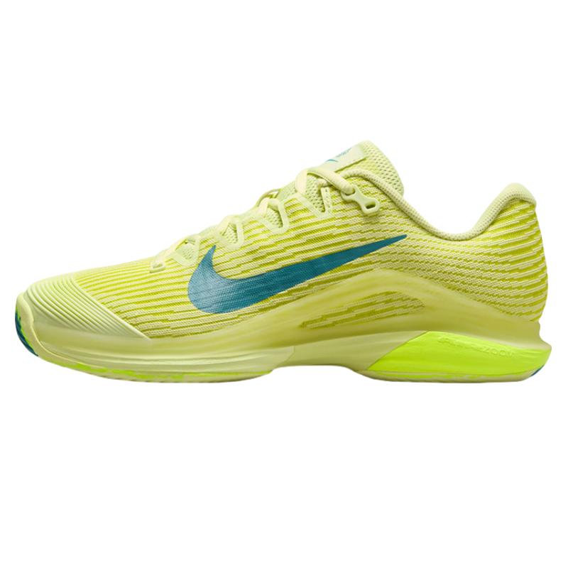 NikeCourt Air Zoom Vapor 12 Premium HC High Voltage Women Sneakers Yellow Luminous-Green White HF7834-300