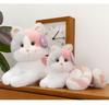 Tricolor Kitten Plush Toy - Cute Orange Cat Desk Companion Ornament Doll