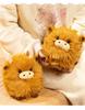 Adorable Highland Cattle Plush Doll - Round Cushion, Cartoon Ornament, Perfect Children's Birthday Gift.