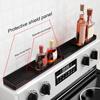 15 Inch Magnetic Spice Rack Mat Flexible Silicone Stove Top Organizer Pad No Installation Heat Resistant Non-Slip Kitchen Gadgets