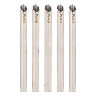 5pcs Piercing Needles Receiving Tubes Hypoallergenic Body Jewelry Holding Piercing Receiver 0.24in
