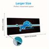 Detroit Lions Logo Color Mouse Pad Large Gaming Table Cushion Non-slip Laptop Tablet Big Mousepad XXL Mat Mini PC Playmat With Lock Edge