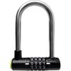 Waki Sangyo Wide Number Lock, Warehouse Lock, Variable Number, 4-Tier Lock, Security Lock, 1 Piece, Black/Silver, 88mm Wide, IB-115