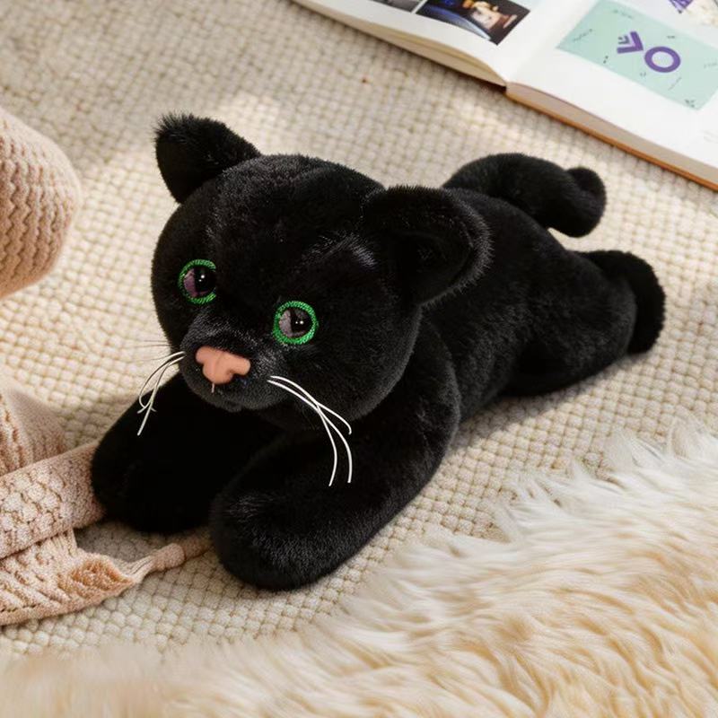Newest Simulation Healing Lying Cat Doll Kawaii Stuffed Plush Toy Doll Cartoon Anime Cute Friends Birthday Holiday Gifts