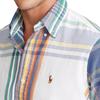 Polo Ralph Lauren SS26 Small Pony Logo Embroidered Check Oxford Short Sleeve Shirt Classic Version Men Shirts 710834489-001