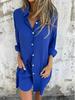 European & American Women's Cotton Linen Two-Piece Set: Solid Color Long Sleeve Crinkle Shirt and Casual Shorts (2025)