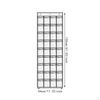 Classroom Pocket Chart Card Organizer Transparent for Cellphones Storage Bag Hanging