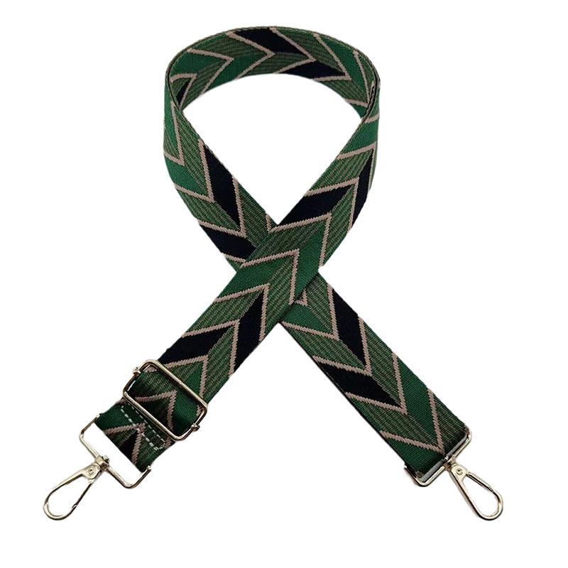 3.8CM Leaf Arrow Jacquard Adjustable Shoulder Strap for Crossbody/Handbags/Backpacks