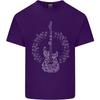 Gitarrennoten Elektrischer Gitarrist Spieler Rock Unisex Leichtes Baumwoll-T-Shirt