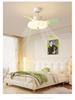 Silent LED Ceiling Fan Light for Children's Room and Study