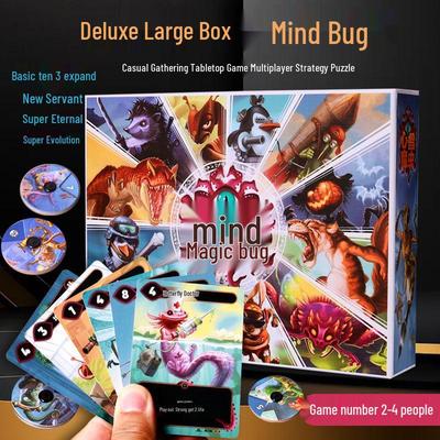 Mind Bug Card Game: Chinese Mind-Stealing Worm - Casual Party Tabletop Game with Expansion for 2-4 Players