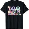 Retro Groovy 100 Days Of Kindergarten Teacher Boys Girls Toddler Cotton Men T Shirt
